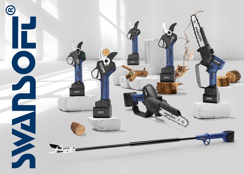 Choosing the Right Electric Pruning Shears: A Guide to Swansoft Models - Swansoft Europe