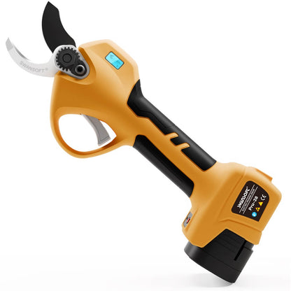28mm electric pruning shears, progressive cut,for orchard and garden|16.8V-2*2Ah|Working6-8h|850W | PRU-28 - Swansoft Europe