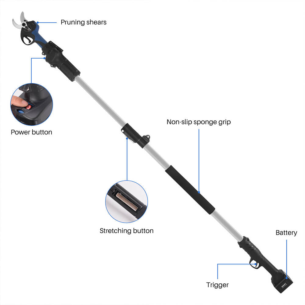 2m Extension Pole for model 8608/8605 Pro/758/768/CS-1/CS-2/PRU models - Swansoft Europe