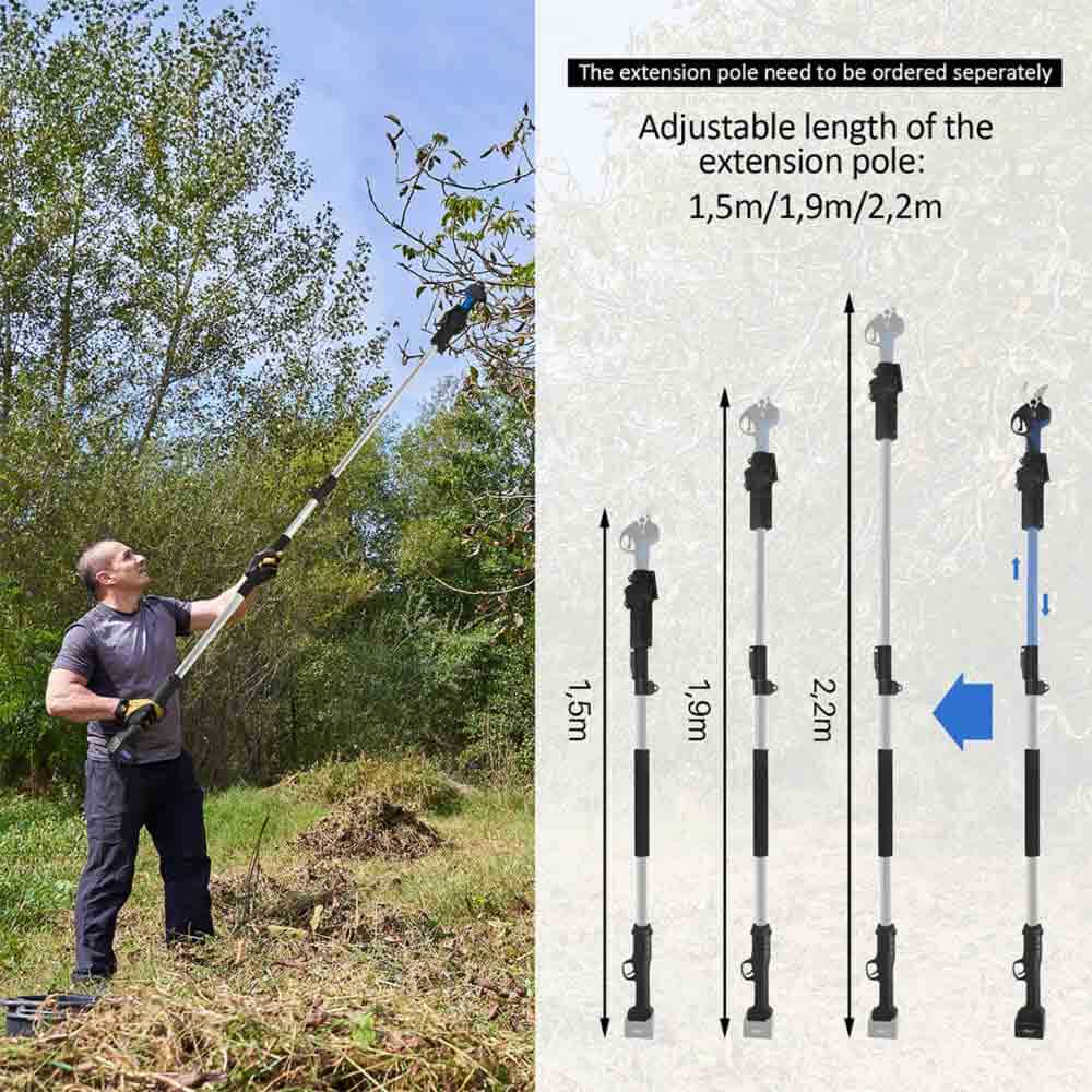 2m Extension Pole for model 8608/8605 Pro/758/768/CS-1/CS-2/PRU models - Swansoft Europe