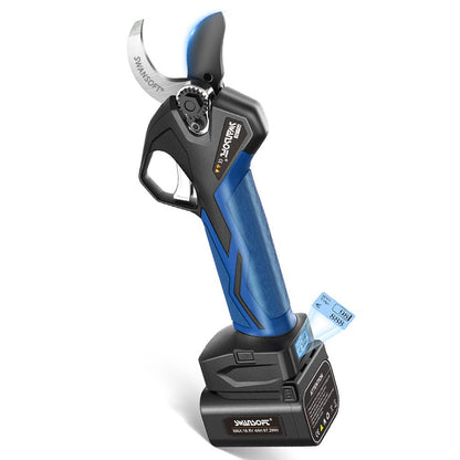 36mm Electric Secateurs||16.8V-2*4Ah|pruning scissors for vineyards & orchard|Working8-10h|900W | PRU36 - Swansoft Europe