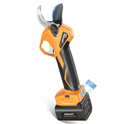 36mm Electric Secateurs||16.8V-2*4Ah|pruning scissors for vineyards & orchard|Working8-10h|900W | PRU36 - Swansoft Europe