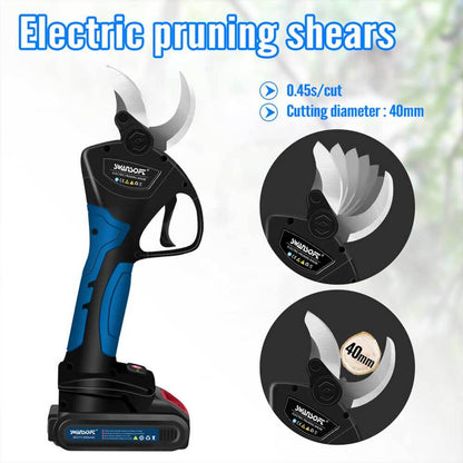 40mm Electric Pruning Shears | 21V-2*2Ah|Working6-8h|1050W|SW-8605 - Swansoft Europe