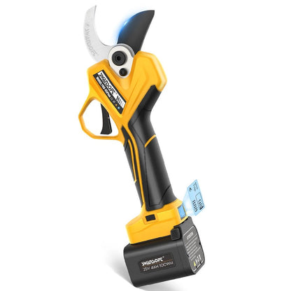 45mm Electric Pruning Shears professional | 25V 2*4Ah | quickly reset | adjustable jaw|Working10-12h|1150W | PRU45 plus - Swansoft Europe