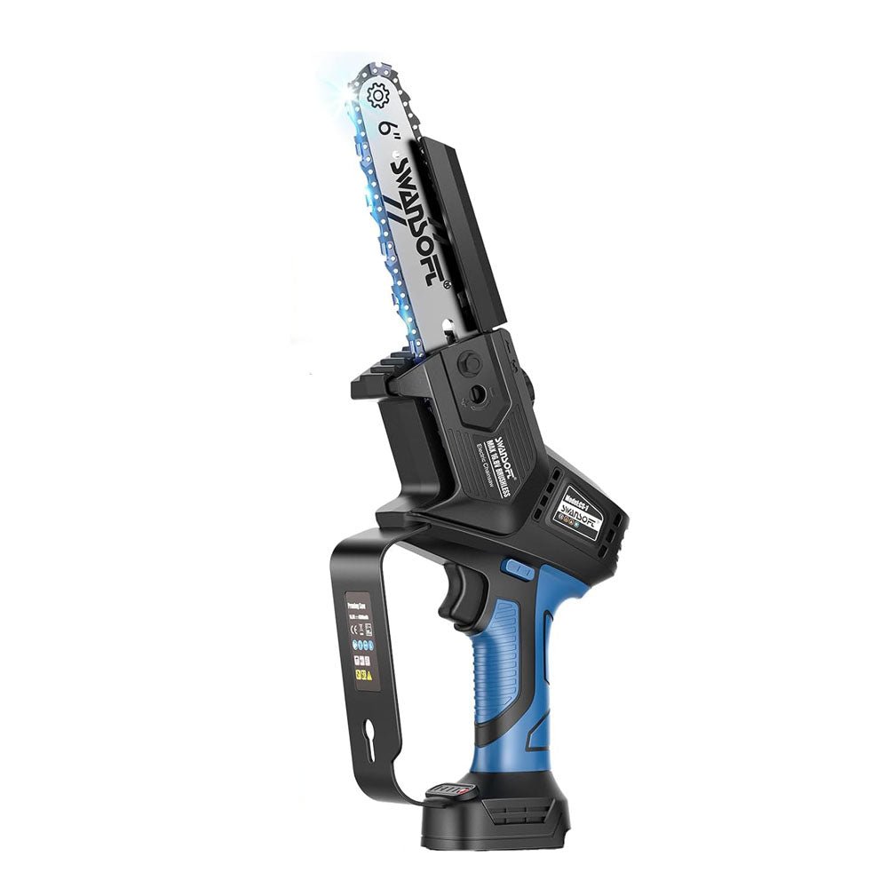 cordless chainsaw with automatic lubrication (without battery and charger), only the chainsaw - Swansoft Europe