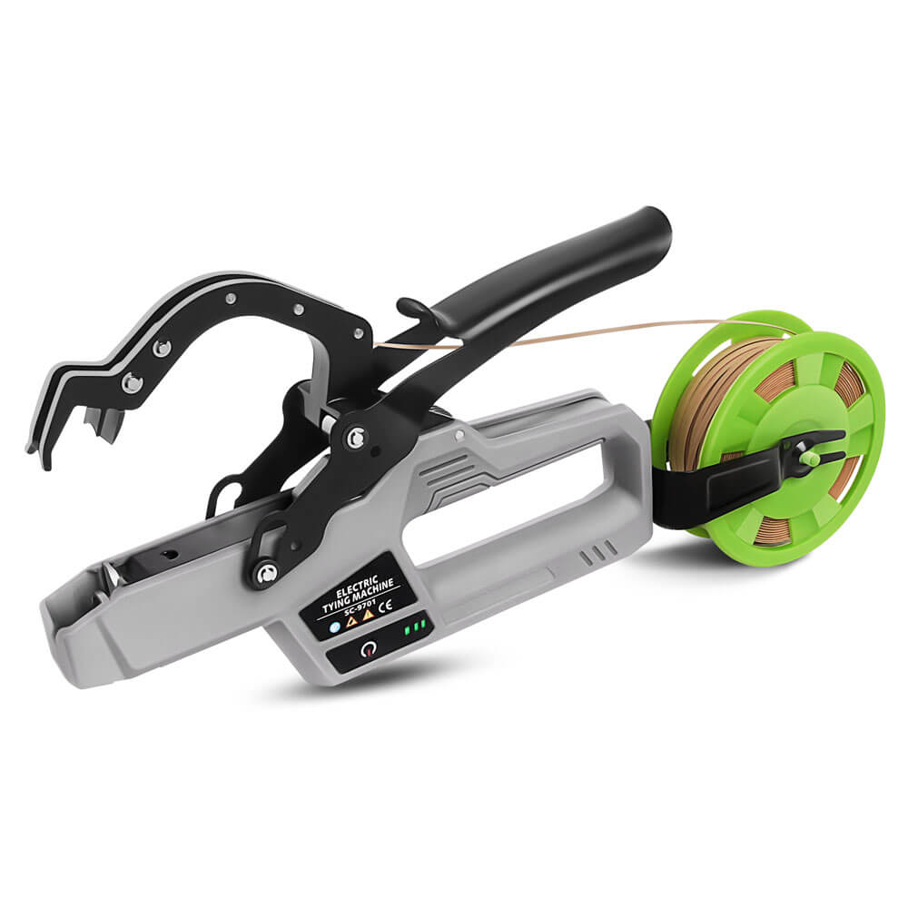 Electric plant tying machine, binding tool for vines, 2.5Ah battery SWANSOFT 9701 - Swansoft Europe