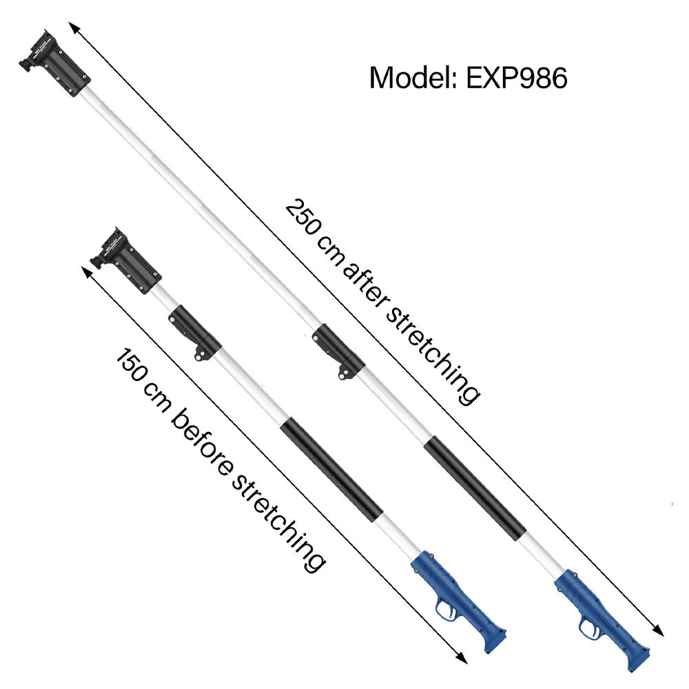 Max. 2.5m extension pole for model 8608/8605 Pro/758/768/CS-1/CS-2/PRU models - Swansoft Europe