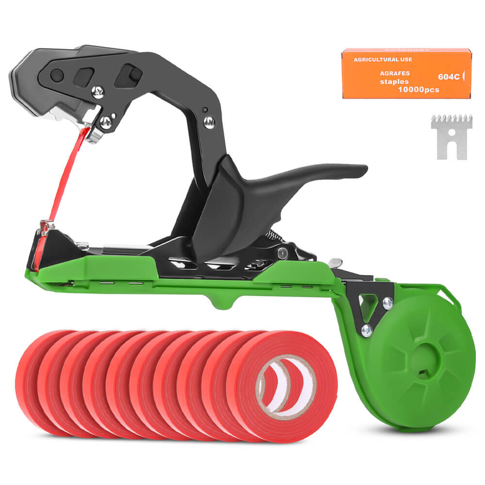 Plant tying machine, upgrade binding machine for tomatoes, grape and vegetables garden - Swansoft Europe
