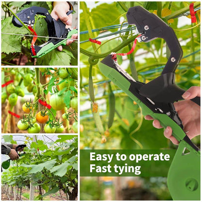 Plant tying machine, upgrade binding machine for tomatoes, grape and vegetables garden - Swansoft Europe