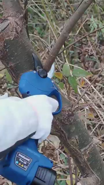 Tijeras de podar eléctricas de 28 mm, corte progresivo, para huertos y jardines|16.8V-2*2Ah|Autonomía de 6-8 h|850W | PRU-28
