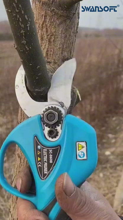 35mm Electric Pruning Shears |16.8V-2*4Ah | LED screen|Working8-10h|740g|840W |SW-8608 New color