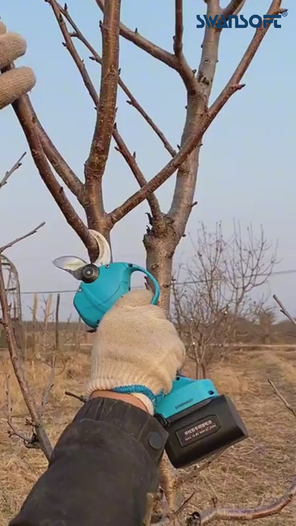35mm Electric Pruning Shears |16.8V-2*4Ah | LED screen|Working8-10h|740g|840W |SW-8608 New color