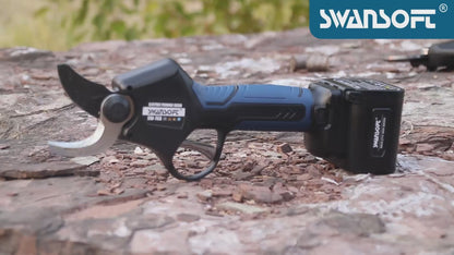 42mm Electric Pruning Shears,Double cut blade|Anti-pinch function|21V-2*4Ah |Working10h|970g|1150W| SW-768