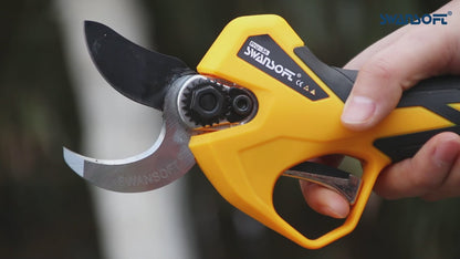36 mm elektrische Gartenschere | | 16,8 V–2*4 Ah | Baumschere für Weinberge und Obstgärten | Betriebsdauer 8–10 h | 900 W | PRU36