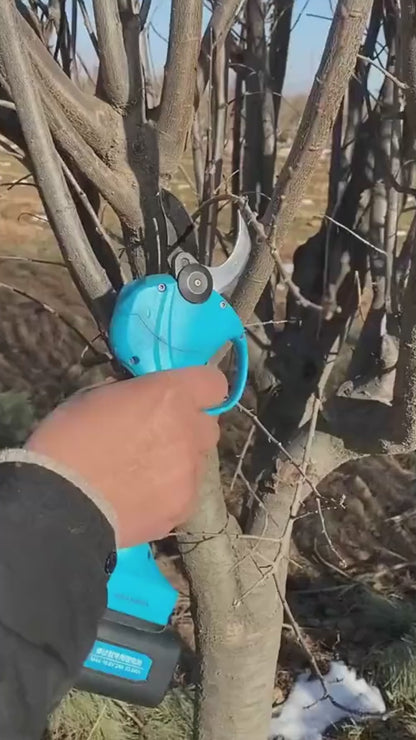 35mm Electric Pruning Shears |16.8V-2*4Ah | LED screen|Working8-10h|740g|840W |SW-8608 New color