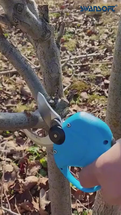 35mm Electric Pruning Shears |16.8V-2*4Ah | LED screen|Working8-10h|740g|840W |SW-8608 New color