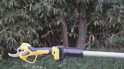 Tijeras de podar eléctricas profesionales de 45 mm, modo progresivo, para olivos y huertos |25.2V-2*4Ah|Autonomía de 10-12 h|1150W| PRU-45