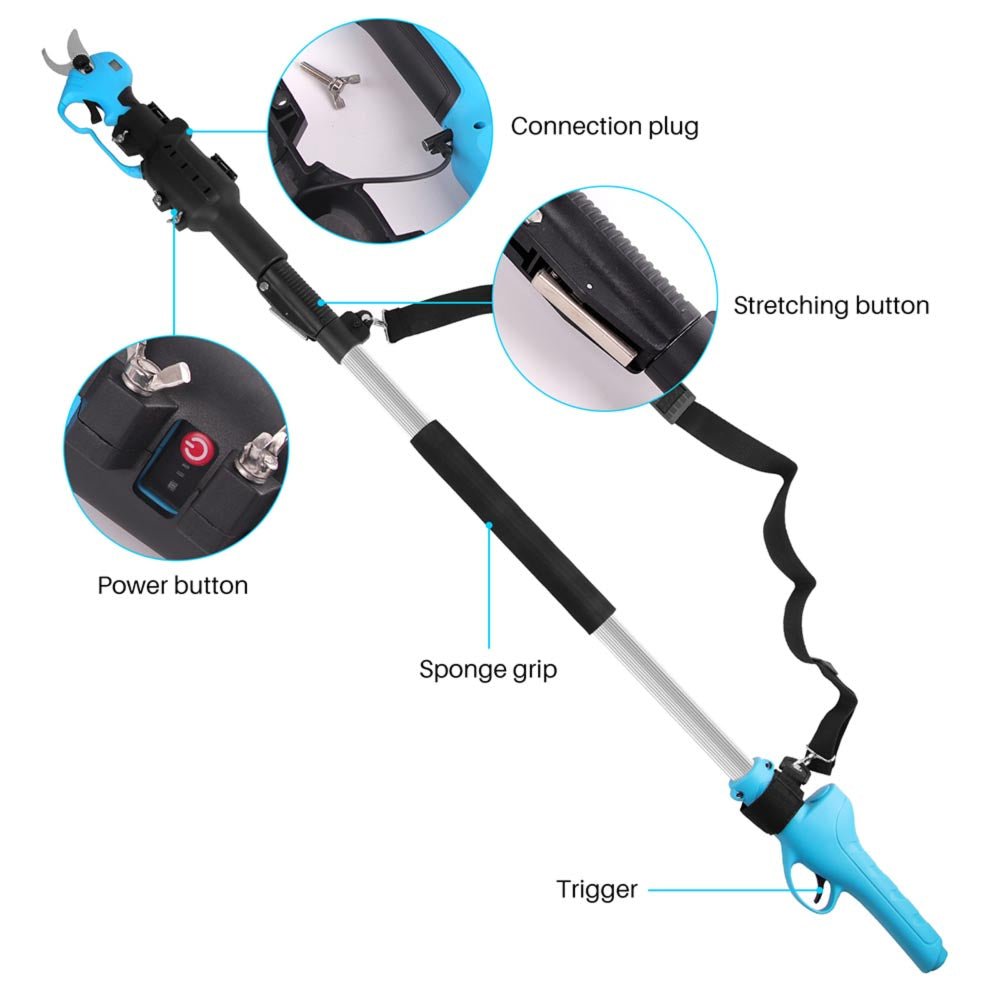 Extension Pole for model 8610, only the pole, pruning shear is not included - Swansoft Europe